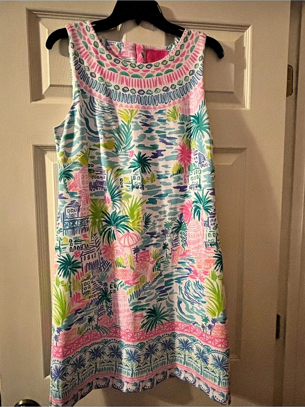 Lilly Pulitzer Gellar Shift Dress in Private Island Engineered Print Medium